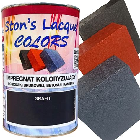 IMPREGNAT DO OGRODZEŃ BETONOWYCH GRAFIT Ston s Lacque Colors 1litr