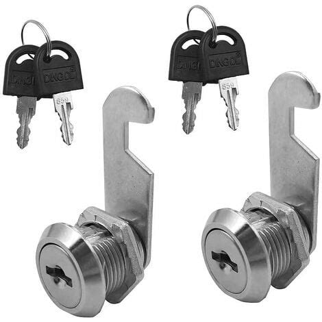 Norcks Mailbox Lock Pcs Security Lock With Keys Metal Cam Lock For