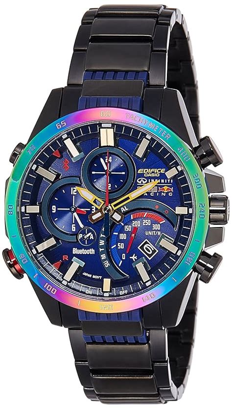 Buy Casio Edifice Bluetooth Chronograph Blue Dial Men S Watch Eqb