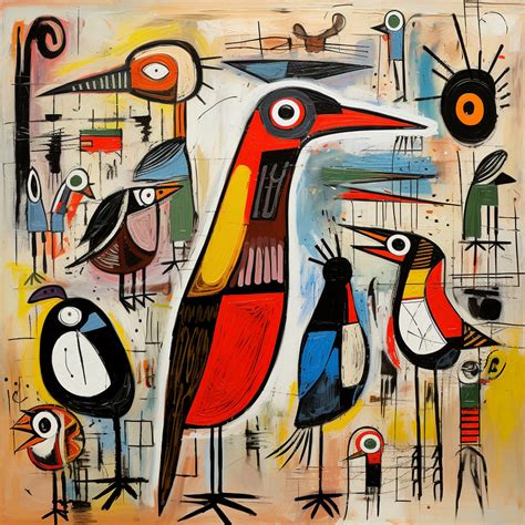 Neo-Expressionism Bird Artwork Free Stock Photo - Public Domain Pictures