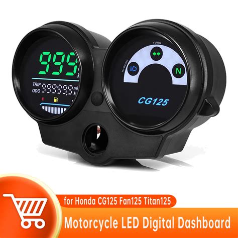 Motocicleta LED Painel Veloc Metro Tac Metro Od Metro Para CG125 Ano