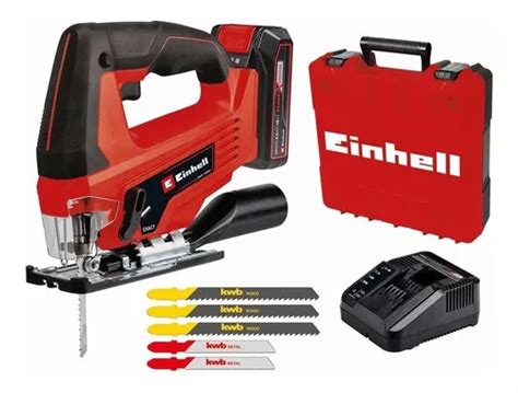 Sierra Caladora Inalámbrica Einhell Kit Tc js 18 Li Cuotas sin interés