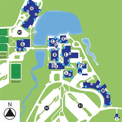 Campus Map Of Cedar Crest Retirement Janesville