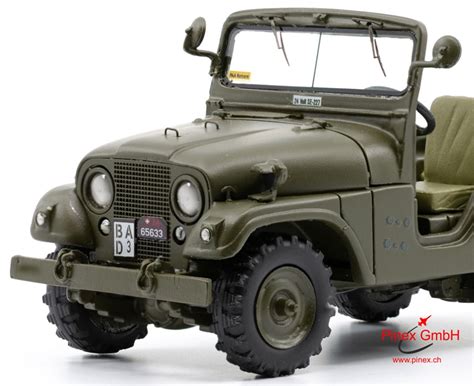 Willys Jeep M38A1 Schweizer Armee 1 43 Kunststoff Fertigmodell ACE