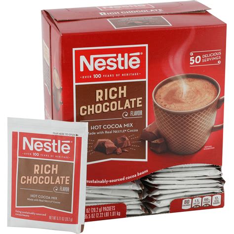 Nestle® Rich Chocolate Single Serve Hot Cocoa Packets Hot Chocolate