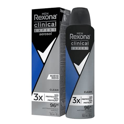 Desodorante Rexona Clinical Aerosol Expert Men X Ml Caoba