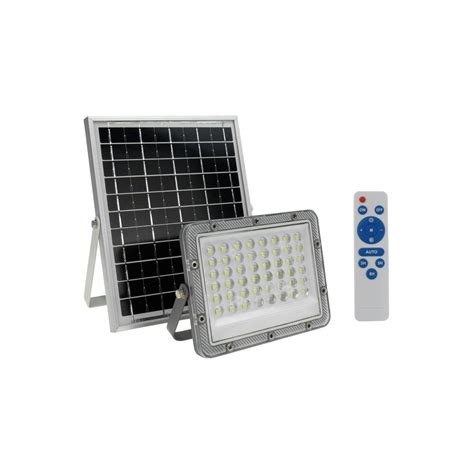 Led Floodlight Solar W Ip K Dagslys Hvid Ledpaneler Dk