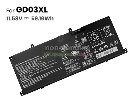 Battery For Hp Envy X360 14 Inch 2 In 1 Laptop5916wh Replacement Hp