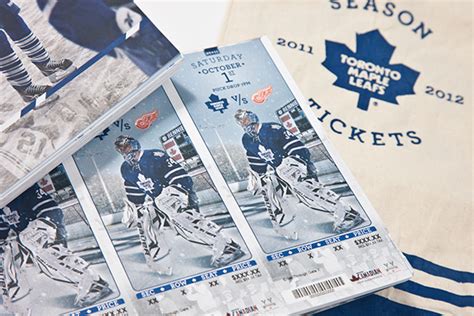 Toronto Maple Leafs 2011-12 Season Tickets on Behance