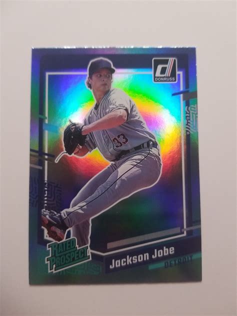 Panini Donruss Rated Prospect Holo Carolina Blue Jackson