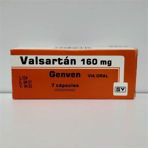 Medicina Valsartan Capsula Mg X Sihay