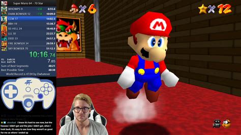 May 25 2020 Super Mario 64 70 Star Speedruns Youtube