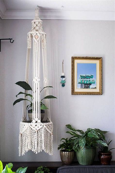 83 Inspiring Vintage Macrame Plant Hanger Creations In 2024 Macrame