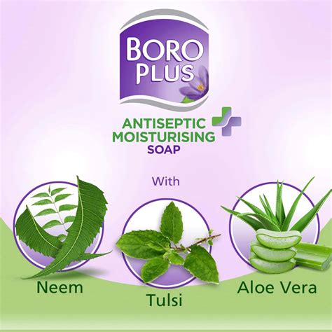 Buy Boro Plus Antiseptic Moisturising Soap Neem Tulsi And Aloe Vera