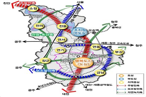 2040년 목표 세종도시기본계획도 네이버 블로그