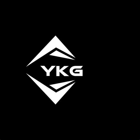 Ykg Abstract Monogram Shield Logo Design On Black Background Ykg