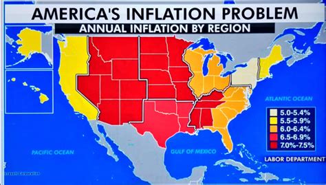 Tom Faranda's Folly: USA inflation map - state by state