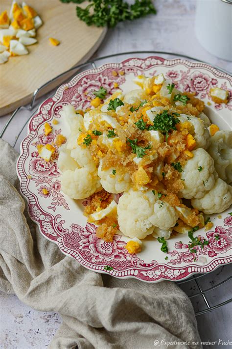 Blumenkohl mit Semmelbrösel und Ei polnischer Art