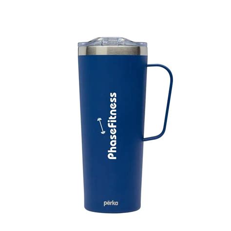 Perka Winston 28 Oz Double Wall Stainless Steel Travel Mug Perka Custom