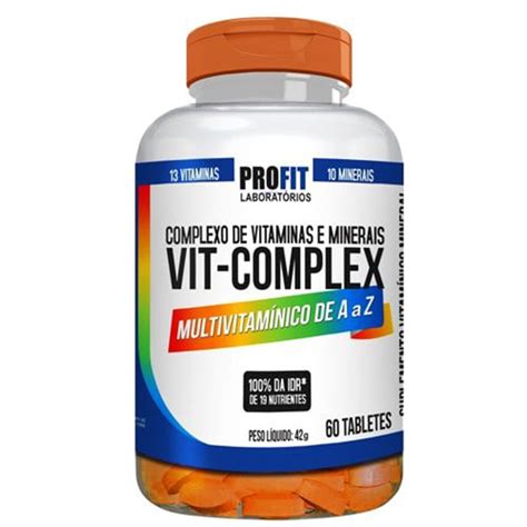 Vit Complex Complexo Multivitamínico de A a Z 60 Tabletes no Shoptime