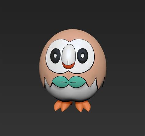 Artstation Rowlett Pokémon Fanart