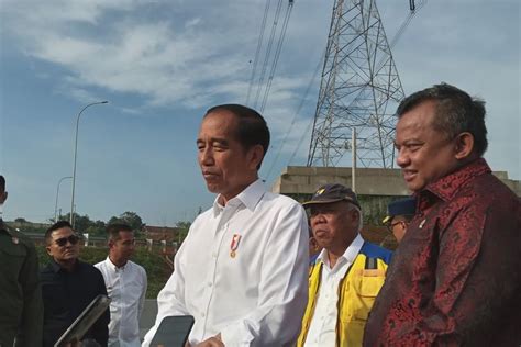 Foto Jokowi Resmikan Tol Pamulang Cinere Raya Bogor