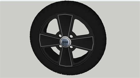 Volkswagen Brm 4 Spoke Wheel 3d Warehouse