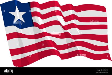 Political waving flag of Liberia Stock Vector Image & Art - Alamy