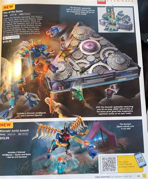 The LEGO Marvel Eternals sets have been revealed in new pictures