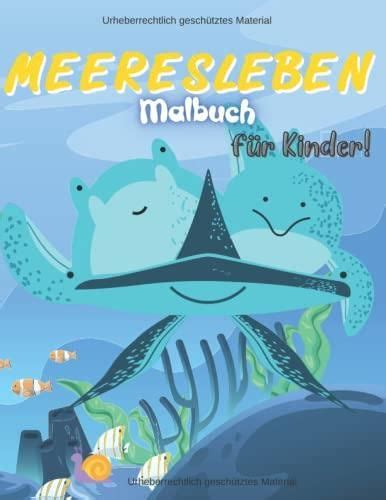 Meeresleben Malbuch Entdecke Das Leben Im Meer Beim Ausmalen Malbuch