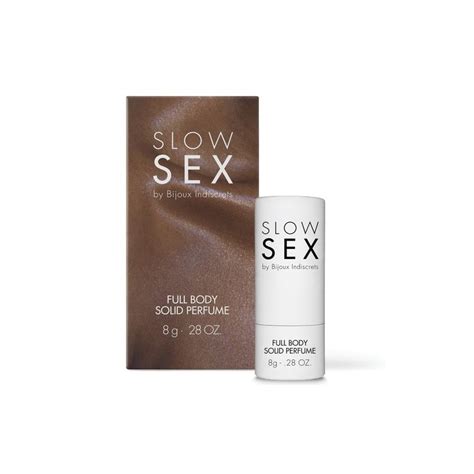 BIJOUX PERFUME SLOW SEX FULL BODY SÓLIDO 8 GR