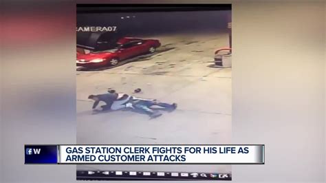 Viral Video Shows Attack On Gas Station Clerk