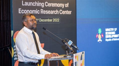 Economic Ministry Launches Economic Research Center | Corporate Maldives