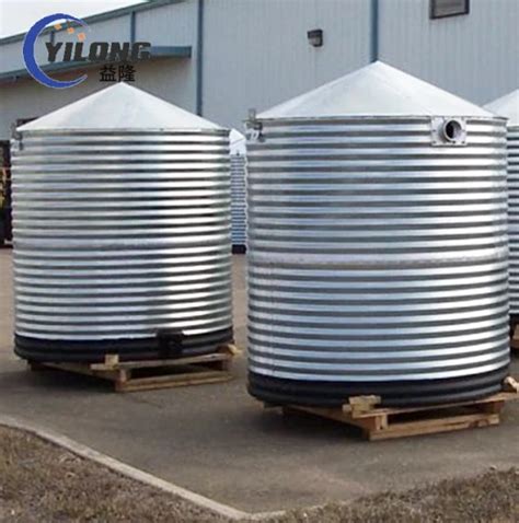 Big Capacity Pressed Portable Customized Round Corrugated Steel Water