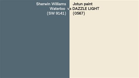 Sherwin Williams Waterloo Sw Vs Jotun Paint Dazzle Light