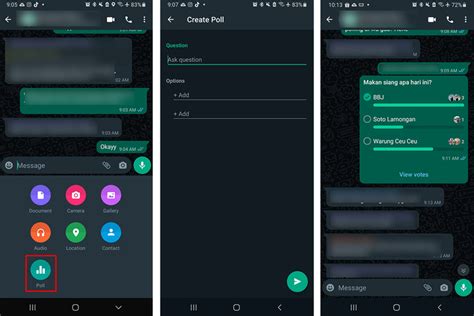 Begini Cara Membuat Polling Whatsapp Di Grup Atau Personal