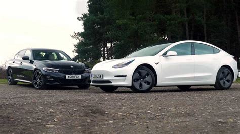 Which One Wins? WhatCar Puts Tesla Model 3 Versus BMW 3 Series