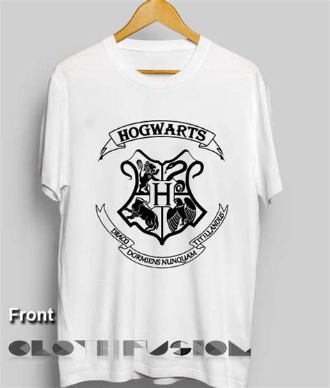 Harry Potter Quotes T Shirts Hogwarts Logo Design Clothfusion