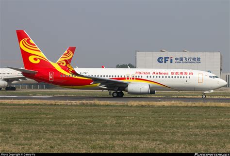 B 1787 Hainan Airlines Boeing 737 84P WL Photo By Danny Yu ID 597101