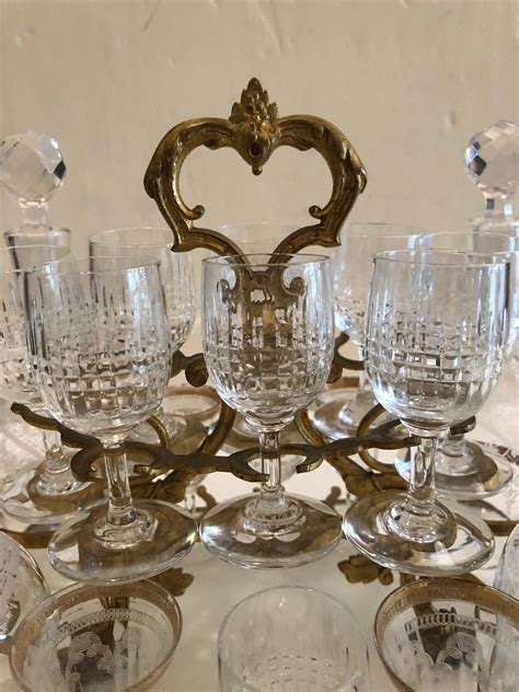 Tantalus Set With Baccarat Glasses For Sale At 1stdibs