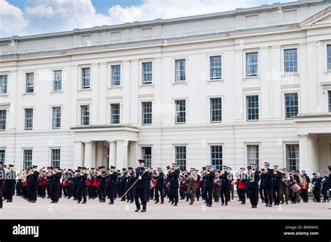 Marching military band Stock Photo - Alamy