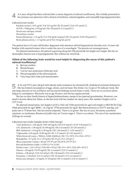 Pediatric Endocrine Self Assessment Program 2023 2024 Online Only