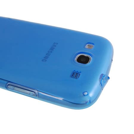 Coque Officielle Samsung Galaxy S3 TPU Bleu EFC 1G6WBECSTD