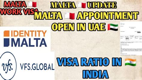 Malta New Update Malta Work Visa Appointment Open In Dubai Malta Visa