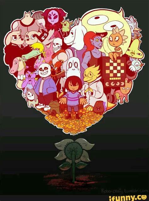 Undertale Prints Set Sans Papyrus Flowey Frisk Undyne And