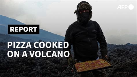 Guatemalas Volcanic Pizza Chef And His Lava Oven Afp Youtube