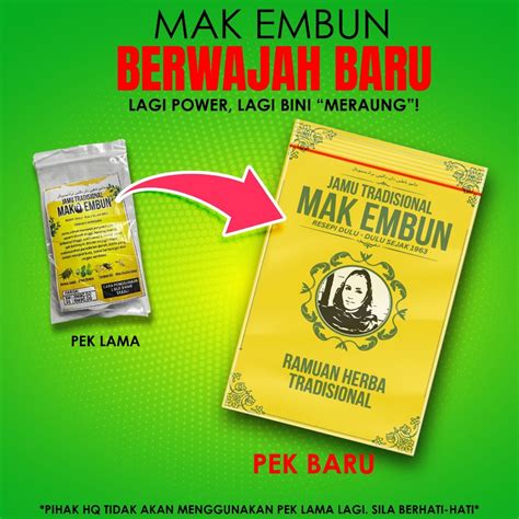 Jamu Mak Embun Makjun Lelaki Health Nutrition Health Supplements