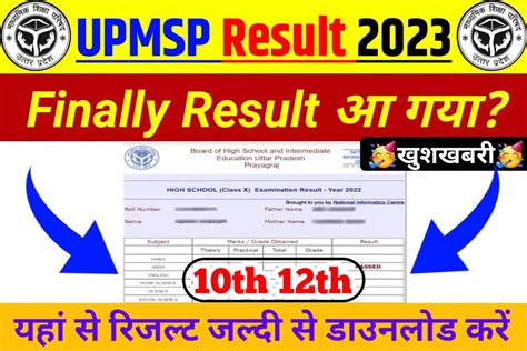 Up Board 10th 12th Result Publish Huaa यूपी बोर्ड कक्षा 10वी 12वी का