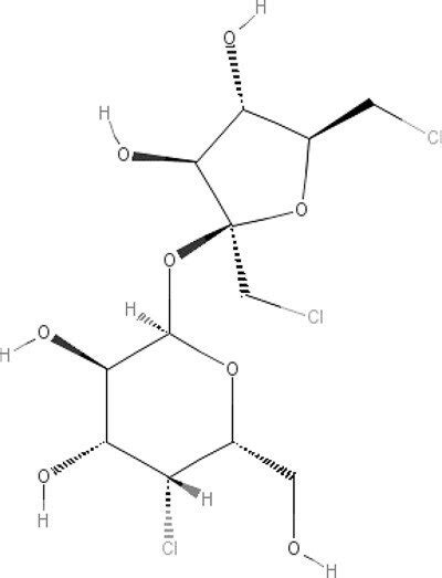 Chemical Structure Of Sucralose Download Scientific Diagram