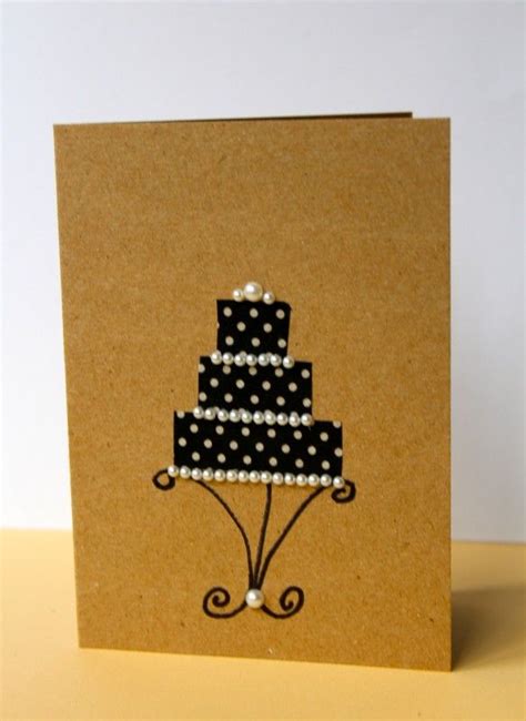 Clean And Simple Wedding Card With Washi Tape Wedding Cards Handmade